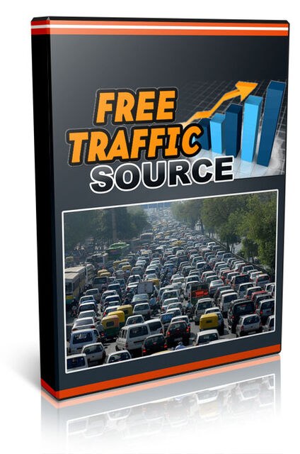 eCover representing Free Website Traffic Source Videos, Tutorials & Courses with Master Resell Rights