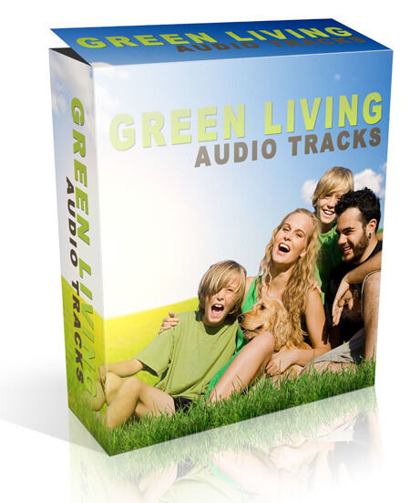 eCover representing Green Living Audio Tracks Audio & Music with Private Label Rights