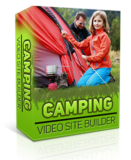 eCover representing Camping Video Site Builder  with Resell Rights