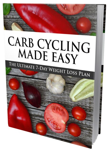 eCover representing Carb Cycling for Weight Loss eBooks & Reports with Master Resell Rights