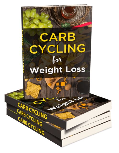 eCover representing Carb Cycling for Weight Loss eBooks & Reports with Master Resell Rights