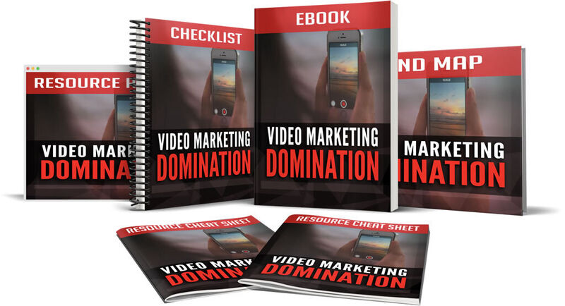 eCover representing Video Marketing Domination eBooks & Reports/Videos, Tutorials & Courses with Master Resell Rights