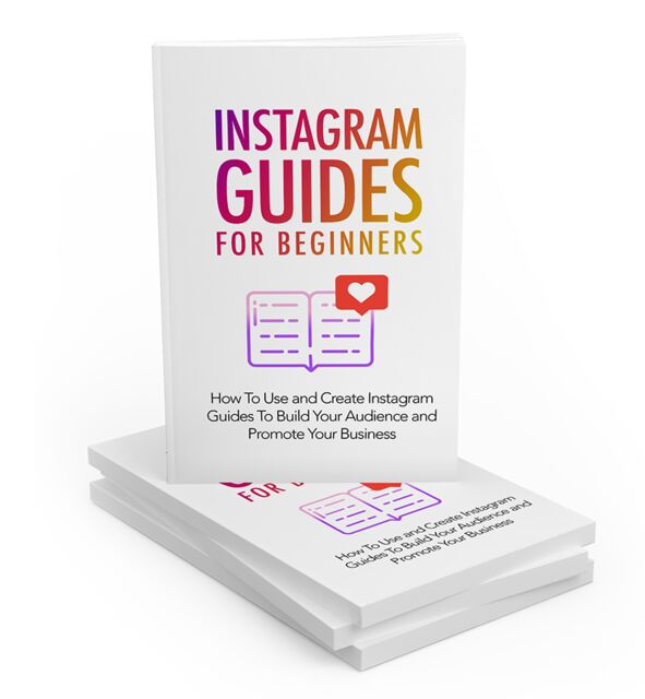 eCover representing Instagram Guides For Beginners eBooks & Reports with Master Resell Rights