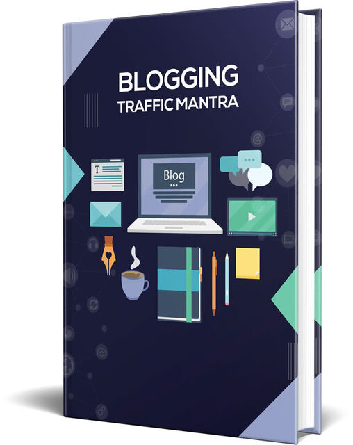 eCover representing Blogging Traffic Mantra eBooks & Reports with Private Label Rights