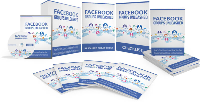 eCover representing Facebook Groups Unleashed Video Upgrade eBooks & Reports/Videos, Tutorials & Courses with Master Resell Rights