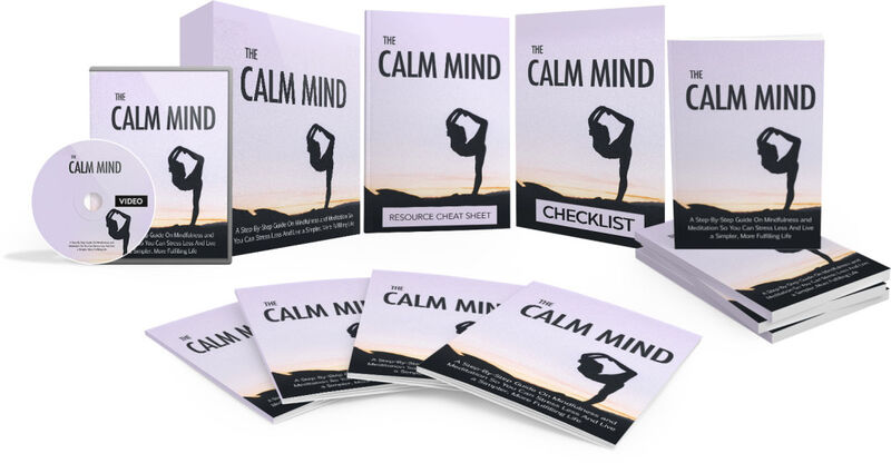 eCover representing The Calm Mind Video Upgrade eBooks & Reports/Videos, Tutorials & Courses with Master Resell Rights