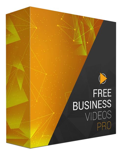 eCover representing Free Business Videos PRO Videos, Tutorials & Courses with Master Resell Rights