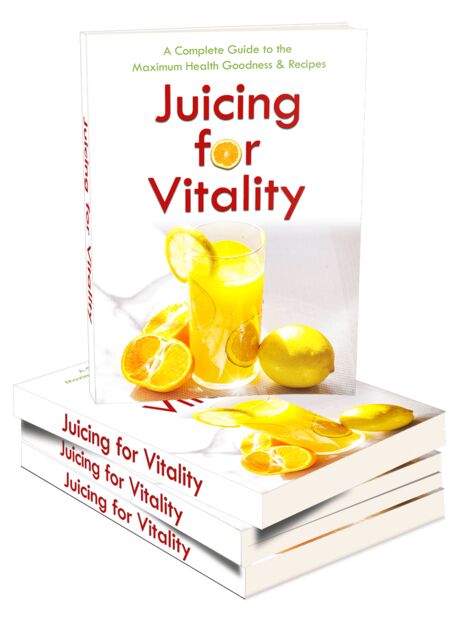 eCover representing Juicing For Vitality eBooks & Reports with Master Resell Rights