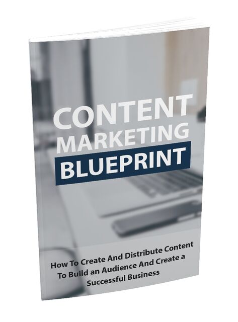 eCover representing Content Marketing Blueprints eBooks & Reports with Master Resell Rights