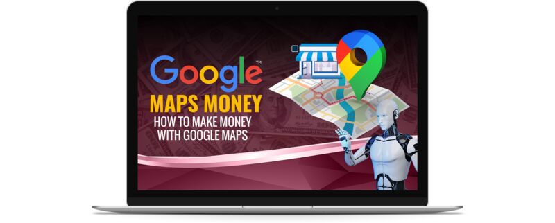 eCover representing Google Maps Profits  with Master Resell Rights