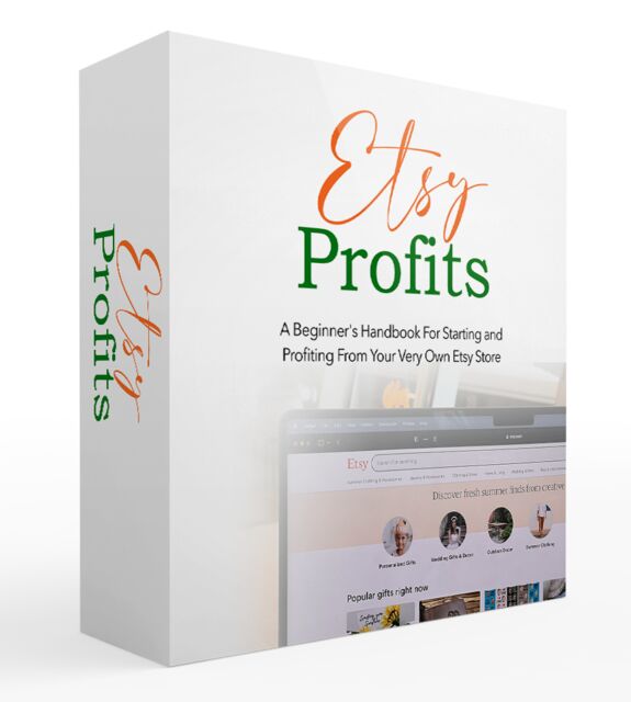 eCover representing Etsy Profits Video Upgrade Videos, Tutorials & Courses with Master Resell Rights