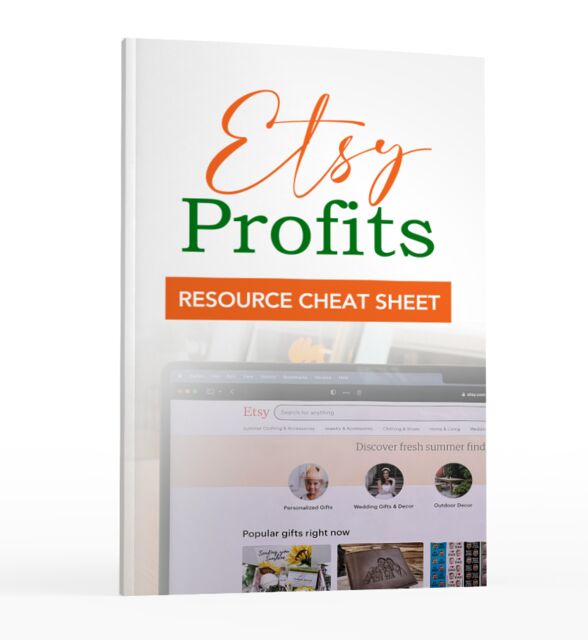 eCover representing Etsy Profits eBooks & Reports with Master Resell Rights