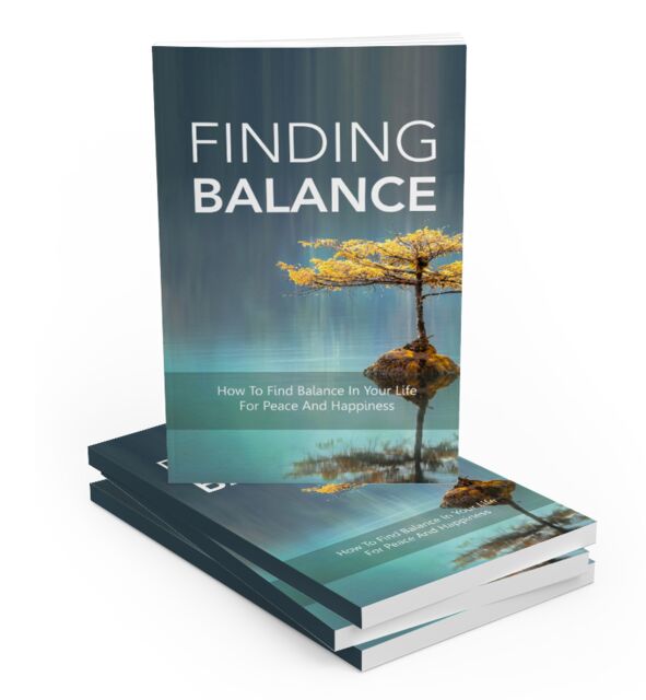 eCover representing Finding Balance eBooks & Reports with Master Resell Rights