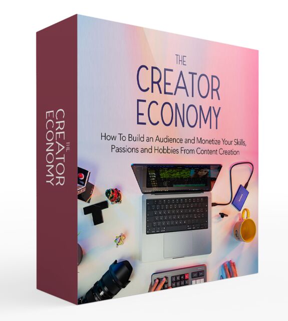 eCover representing The Creator Economy Video Upgrade eBooks & Reports with Master Resell Rights