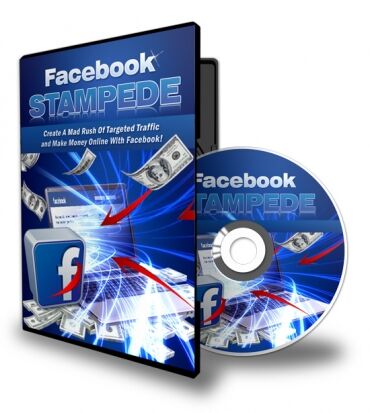 eCover representing Facebook Stampede Video Course Videos, Tutorials & Courses with Private Label Rights