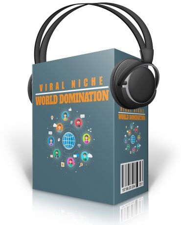 eCover representing Viral Niche World Domination Audio & Music with Master Resell Rights