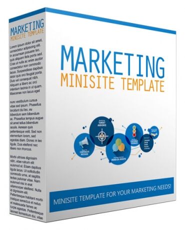 eCover representing Marketing Minisite Template May 2017 Edition  with Private Label Rights