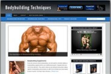 eCover representing Body Building Blog Templates & Themes with Personal Use Rights